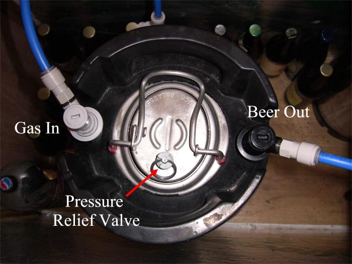 cornelius keg lid with disconnects