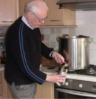 rinsing malt extract can